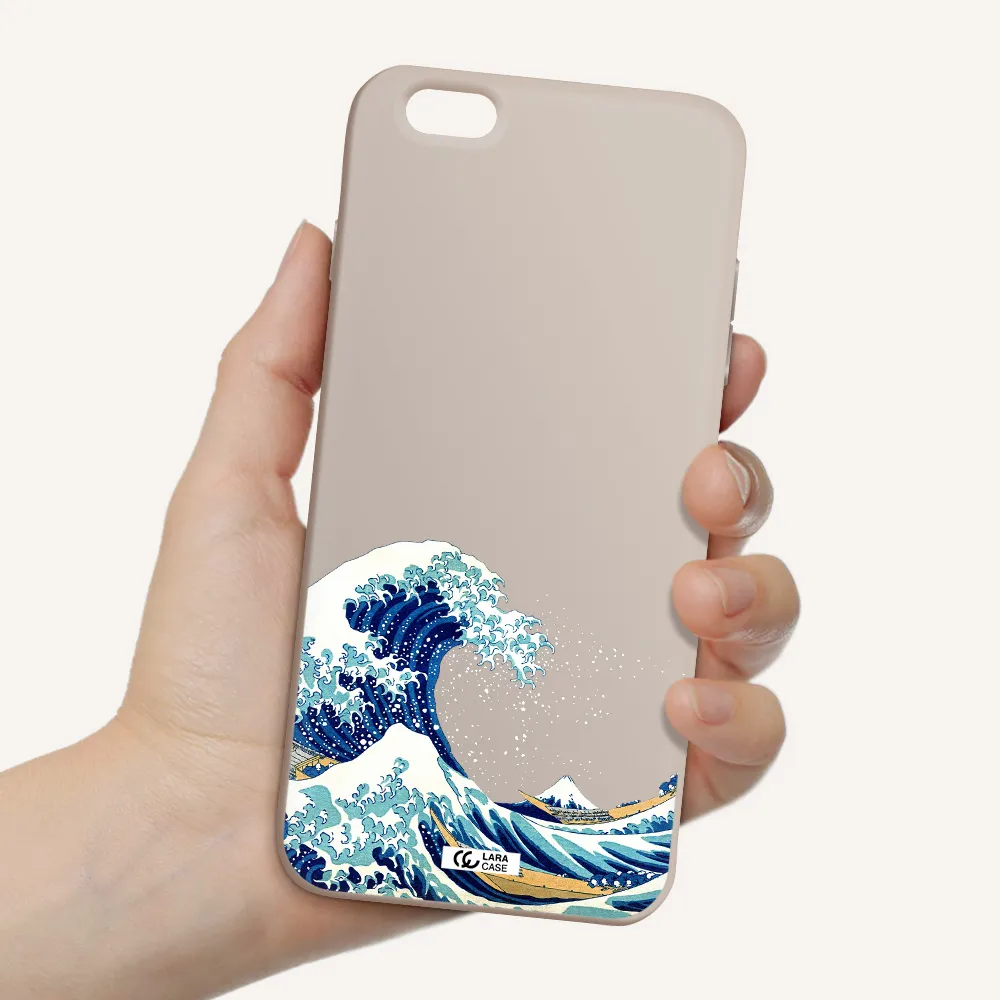 Great Wave Apple iPhone 6 plus Silicone Stone Case