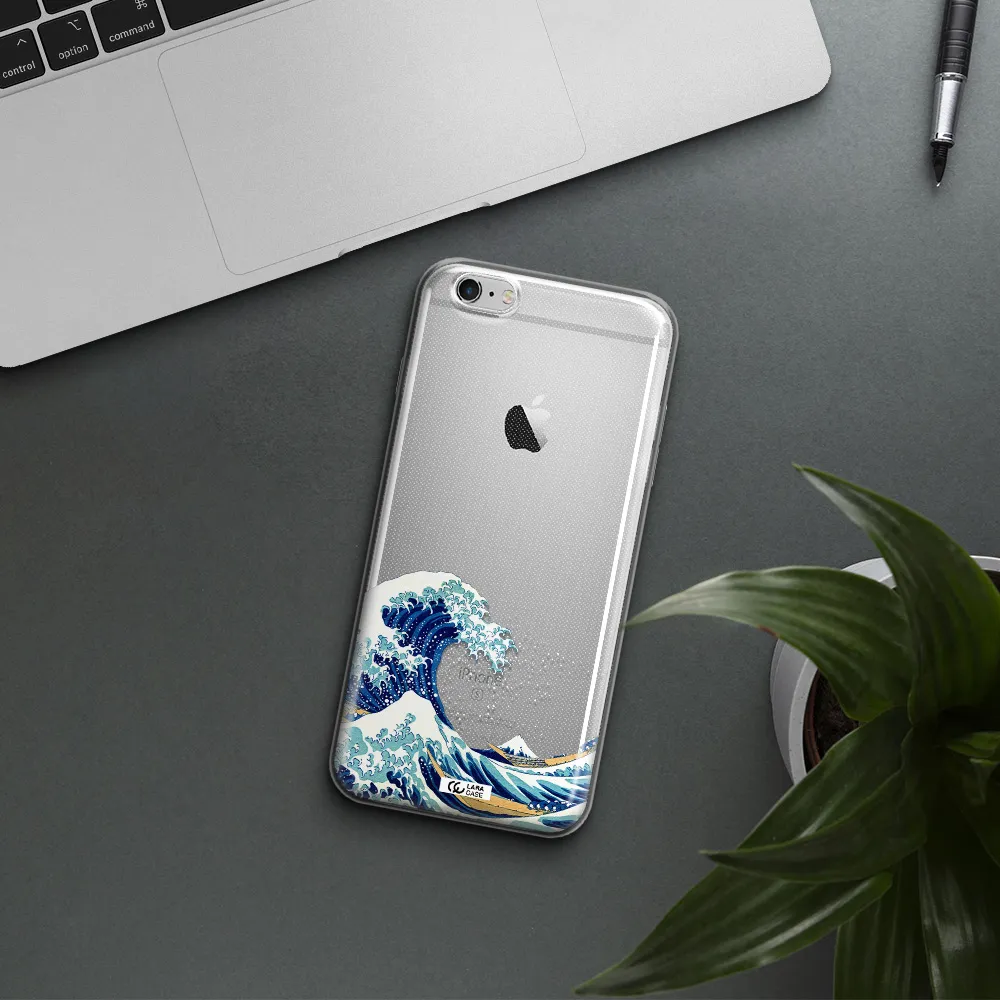 Great Wave Apple iPhone 6 s plus Clear TPU Case