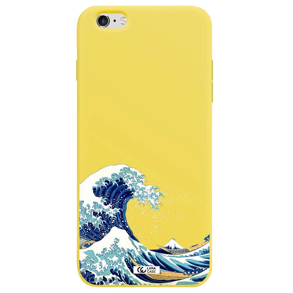 Great Wave Apple iPhone 6 s plus Silicone canary yellow Case