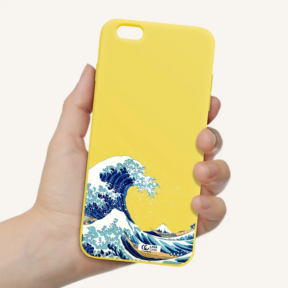 Great Wave Apple iPhone 6 s plus Silicone canary yellow Case