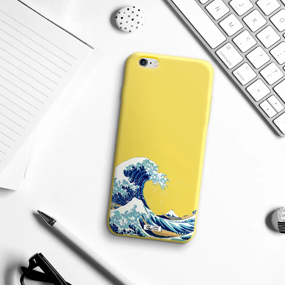 Great Wave Apple iPhone 6 s plus Silicone canary yellow Case