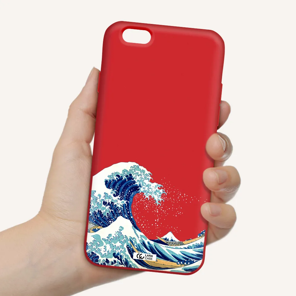 Great Wave Apple iPhone 6 Silicone Imperial Red Case