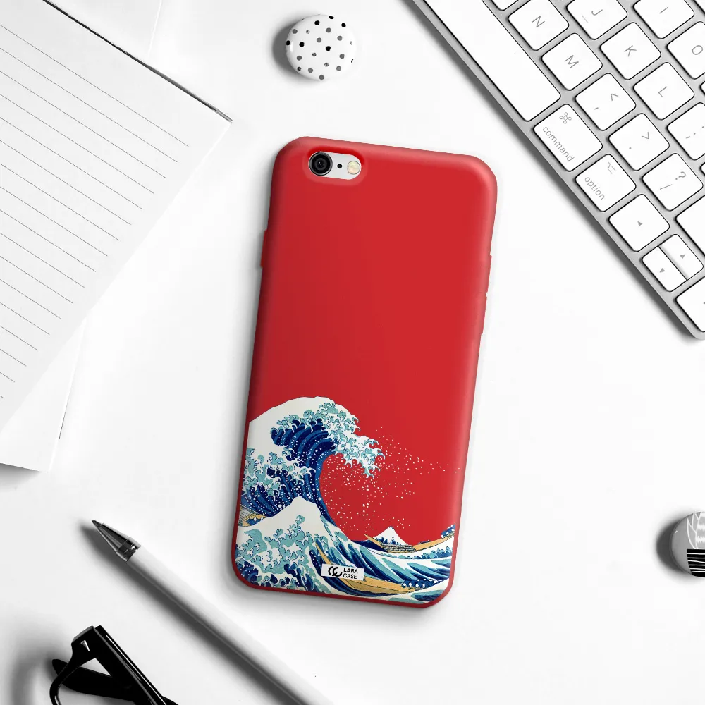 Great Wave Apple iPhone 6 Silicone Imperial Red Case