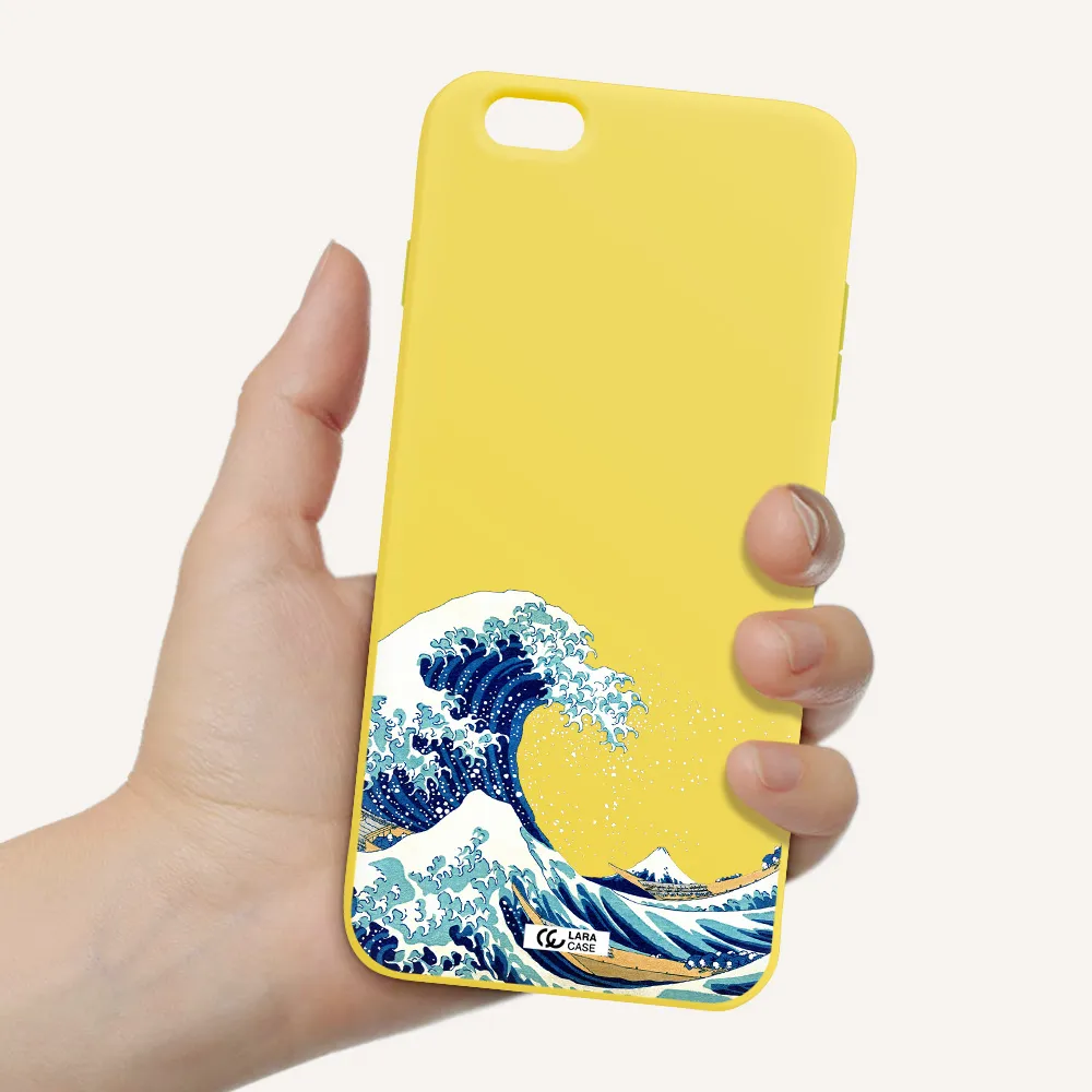 Great Wave Apple iPhone 6S Silicone canary yellow Case
