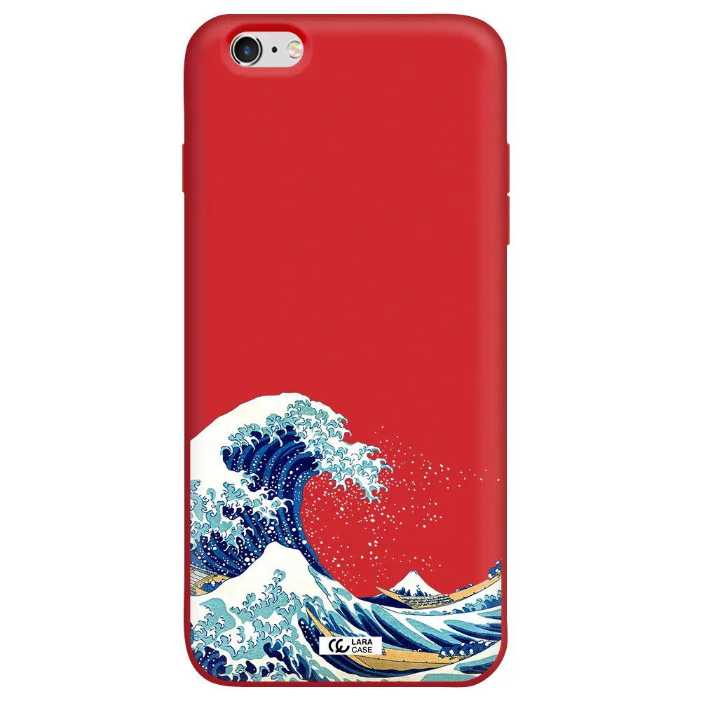 Great Wave Apple iPhone 6S Silicone Imperial Red Case