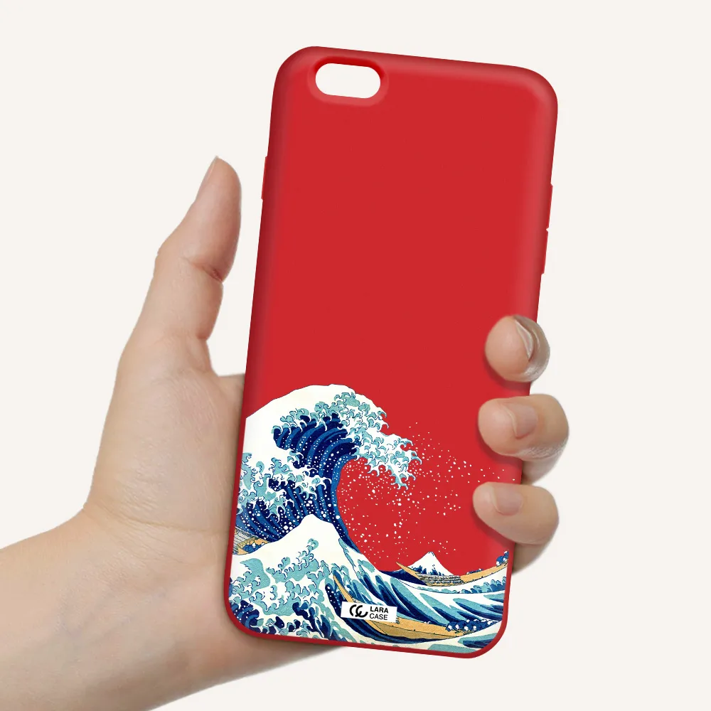 Great Wave Apple iPhone 6S Silicone Imperial Red Case