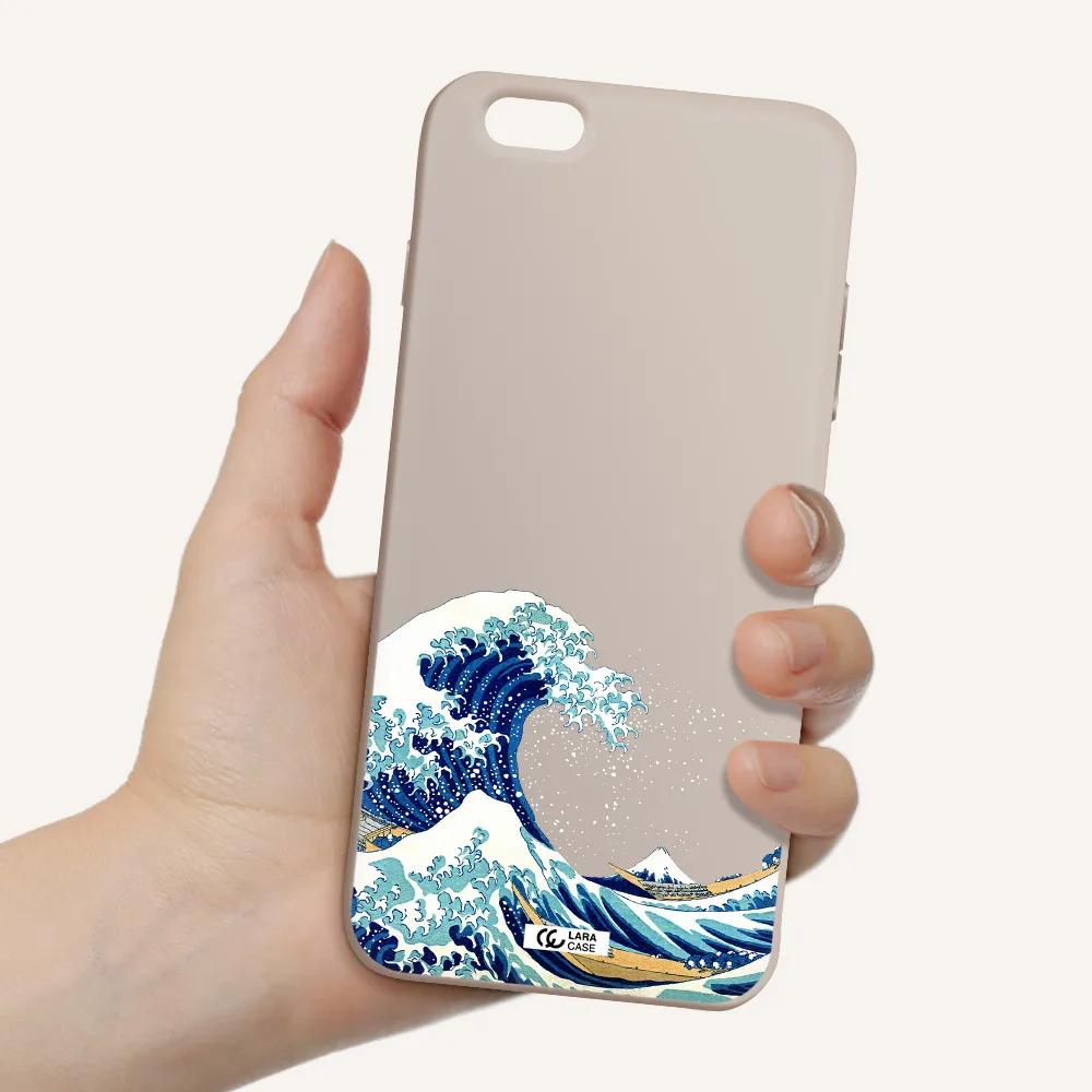 Great Wave Apple iPhone 6S Silicone Stone Case