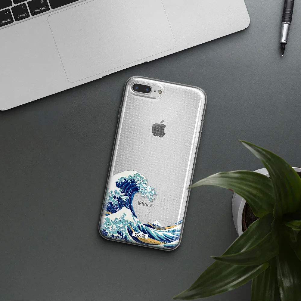 Great Wave Apple iPhone 7 plus Clear TPU Case