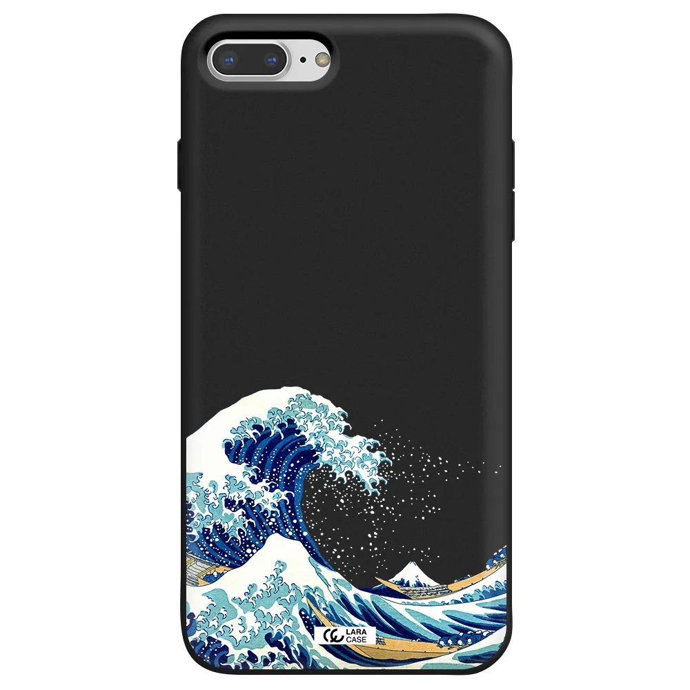 Great Wave Apple iPhone 7 plus Silicone black Case