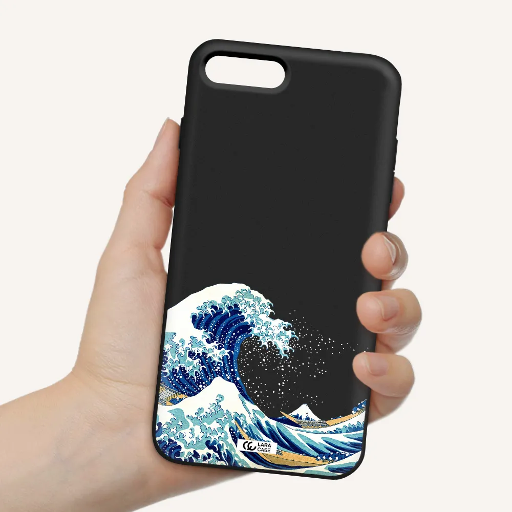 Great Wave Apple iPhone 7 plus Silicone black Case