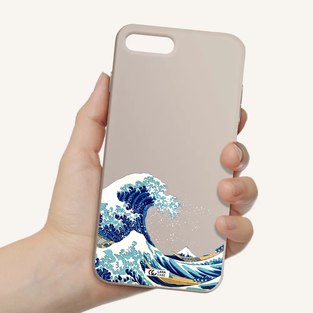 Great Wave Apple iPhone 7 plus Silicone Stone Case
