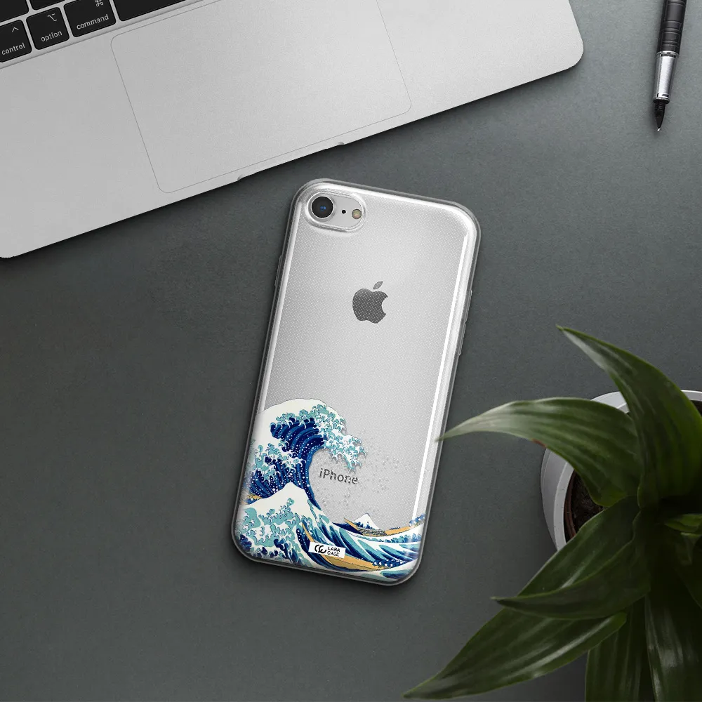 Great Wave Apple iPhone 8 Clear TPU Case