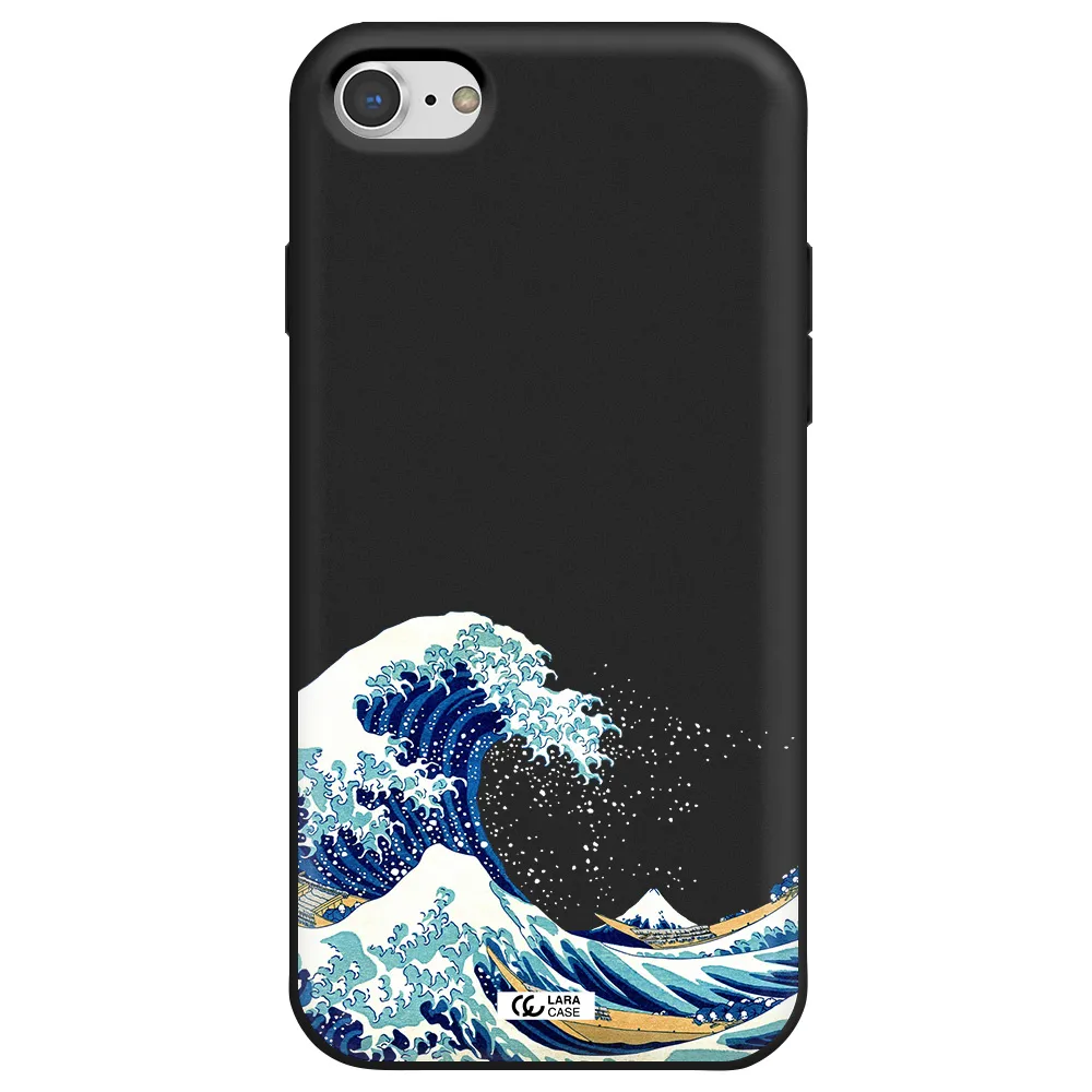 Great Wave Apple iPhone 8 Silicone black Case