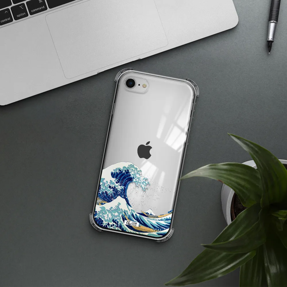 Great Wave Apple iPhone se 2020 Clear PC Case