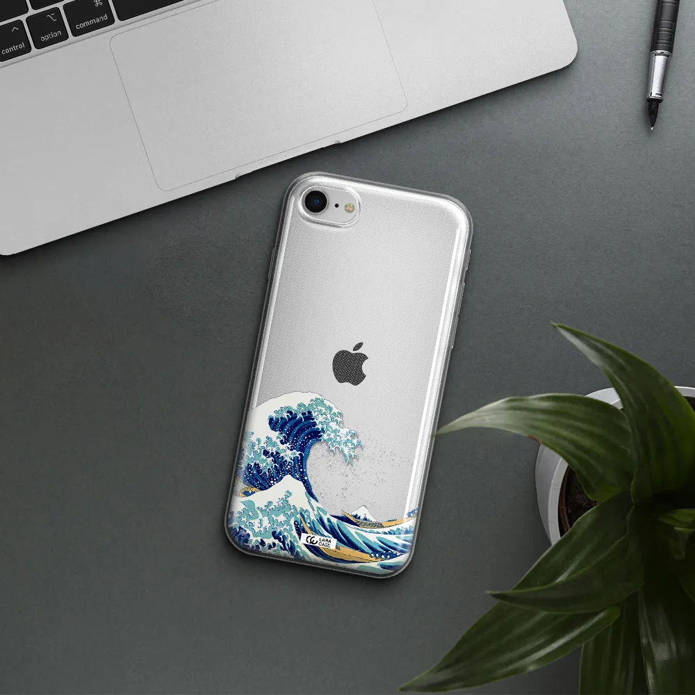 Great Wave Apple Iphone Se 2020 Clear Tpu Case
