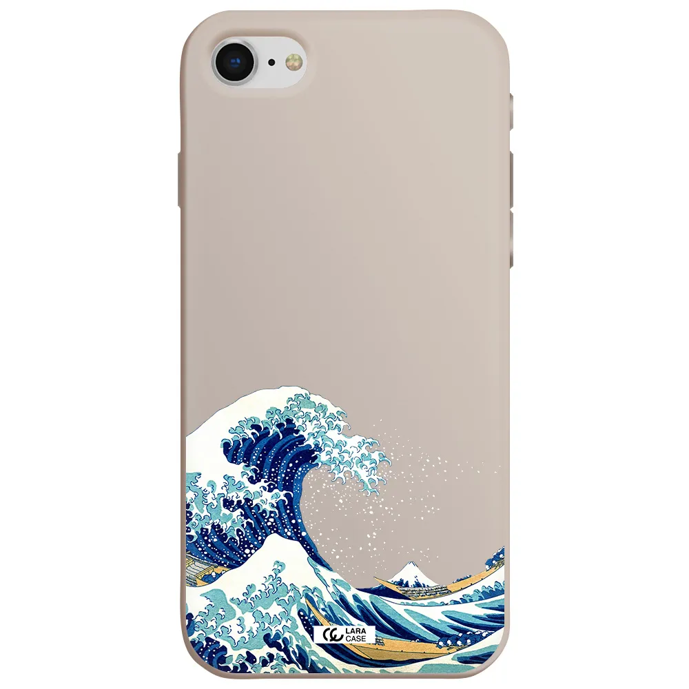 Great Wave Apple iPhone se 2020 Silicone Stone Case