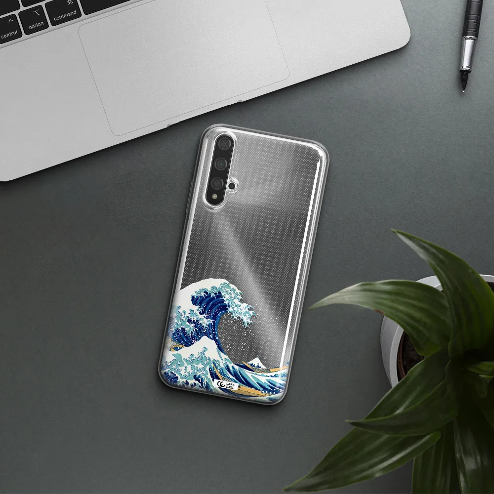 Great Wave Huawei Nova 5t Clear TPU Case