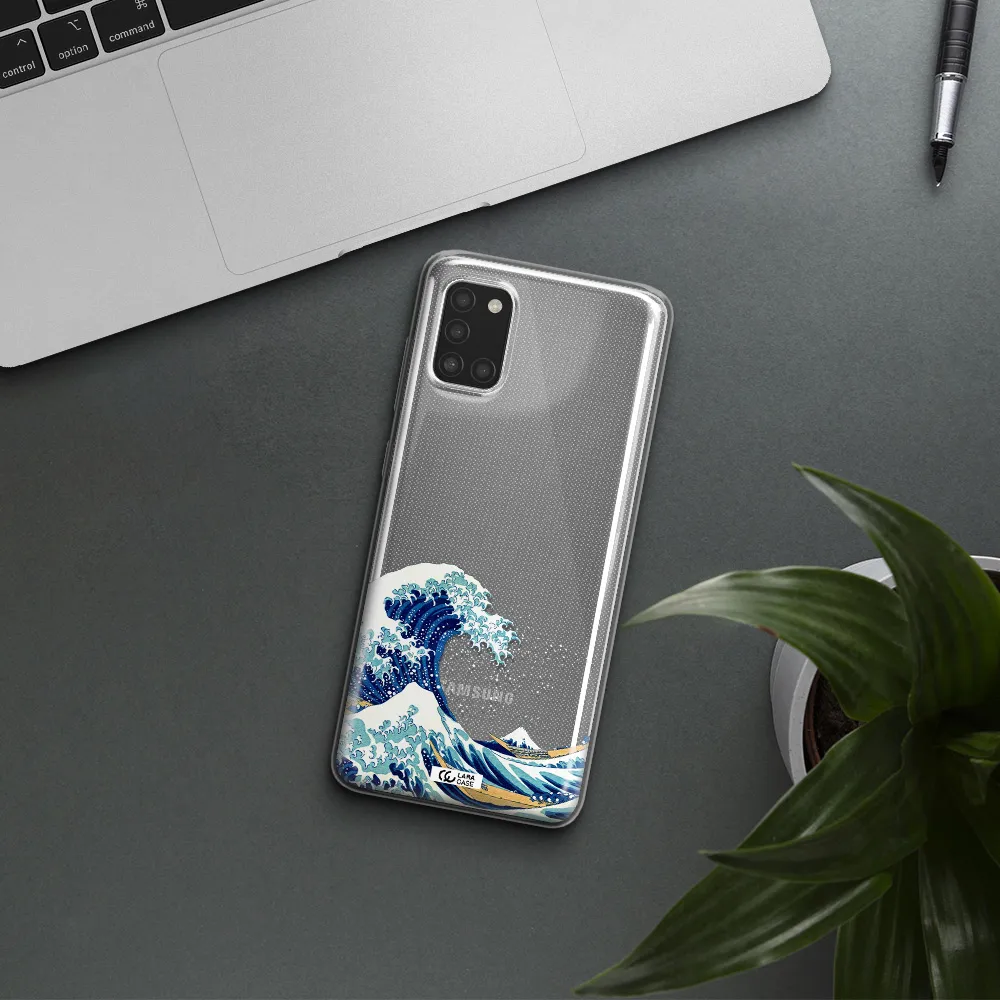 Great Wave Samsung A31 Clear TPU Case
