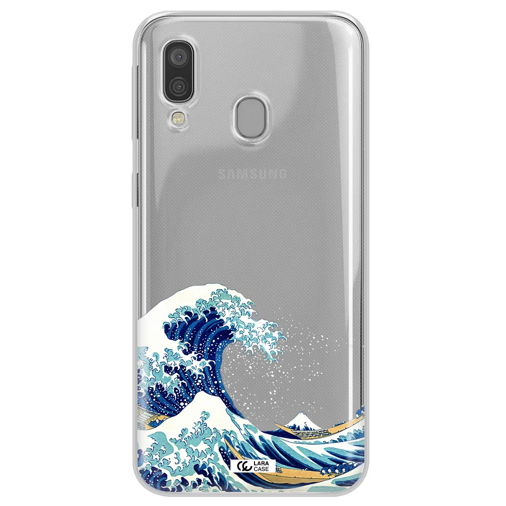 Great Wave Samsung A40 Clear TPU Case