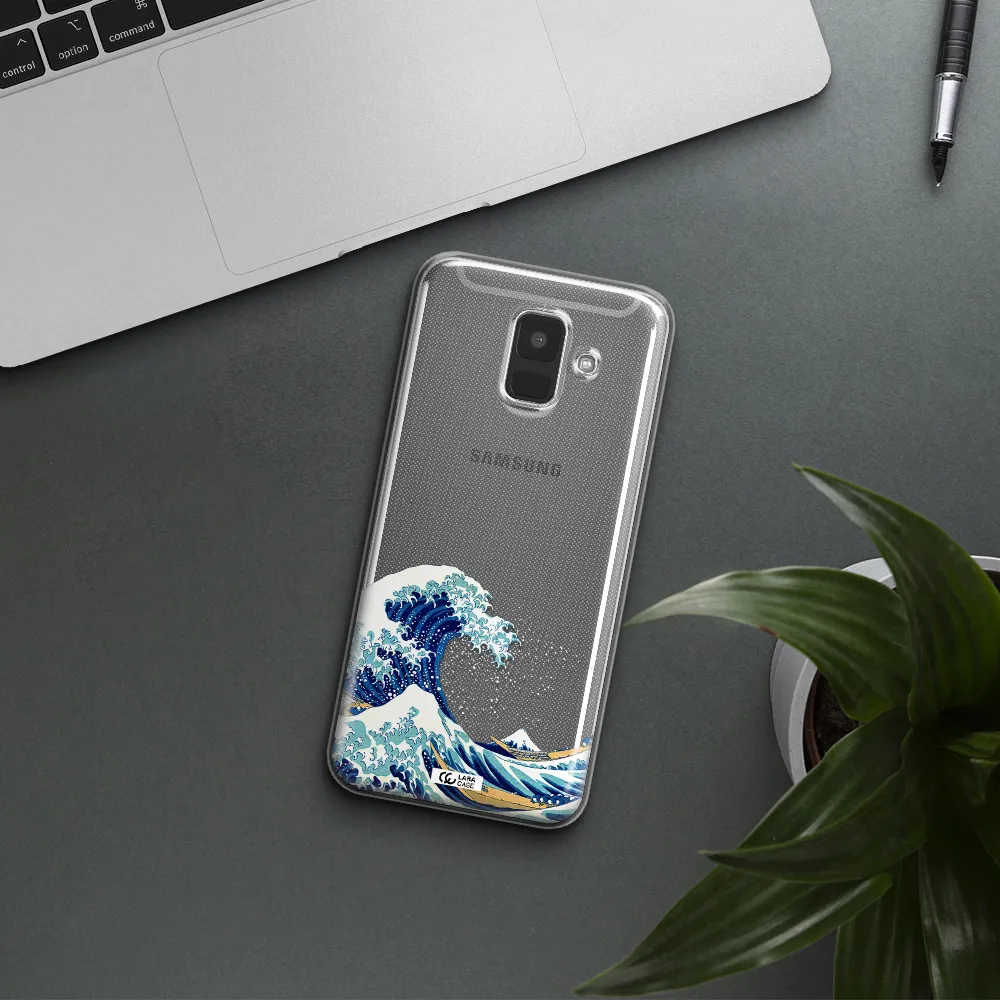 Great Wave Samsung A6 Clear TPU Case