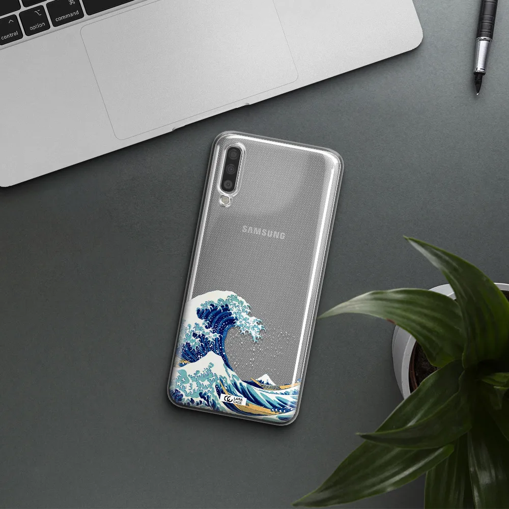 Great Wave Samsung A70 Clear TPU Case
