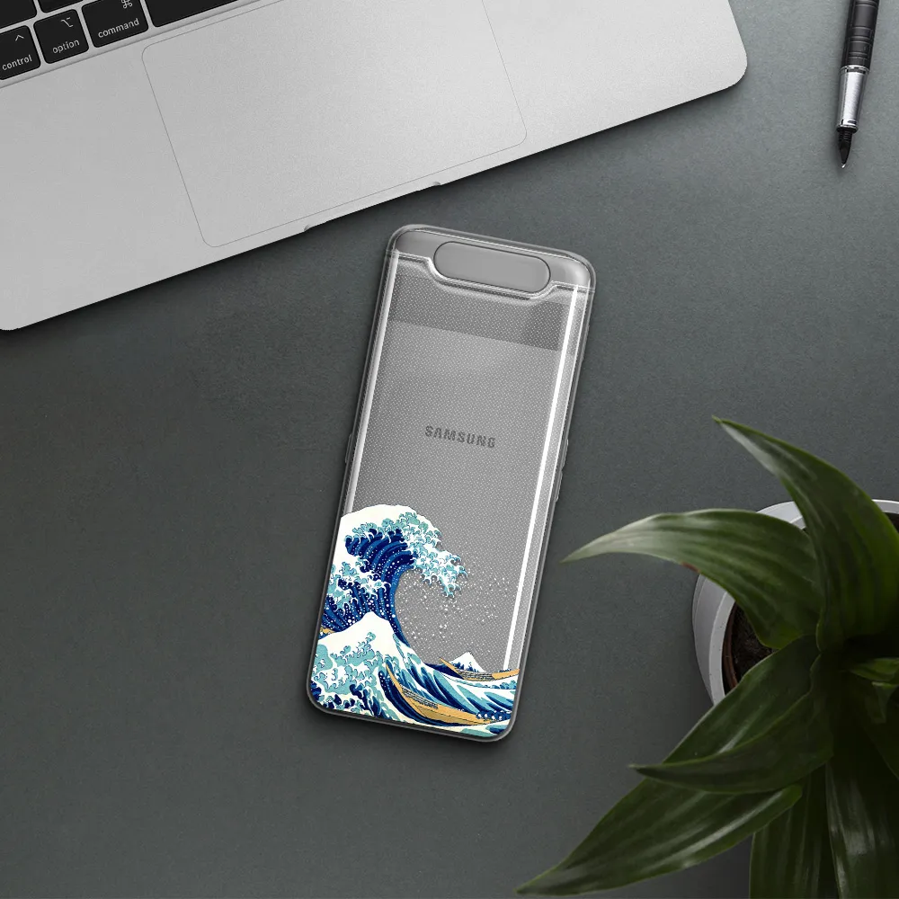 Great Wave Samsung A80 Clear TPU Case