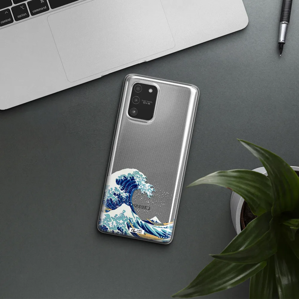 Great Wave Samsung A91 Clear TPU Case