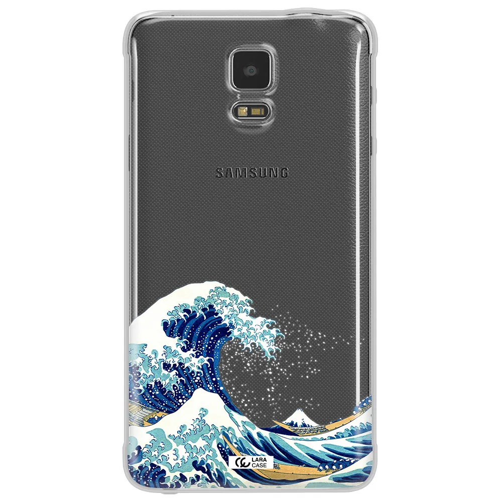 Great Wave Samsung Note 4 Clear TPU Case