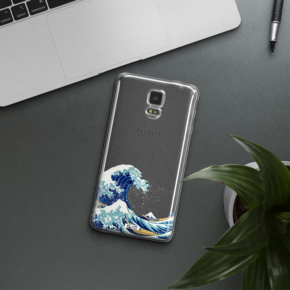 Great Wave Samsung Note 4 Clear TPU Case