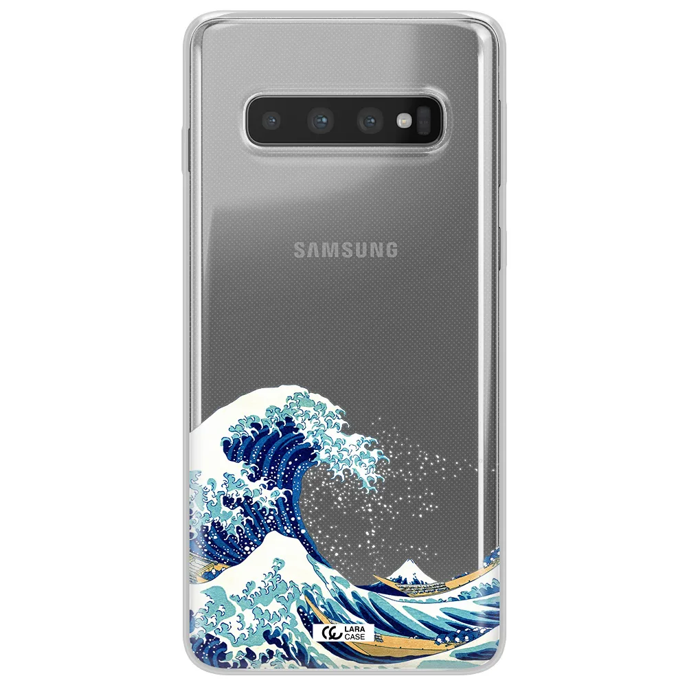 Great Wave Samsung S10 Clear TPU Case