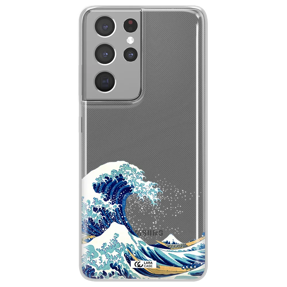 Great Wave Samsung S21 Ultra Clear TPU Case