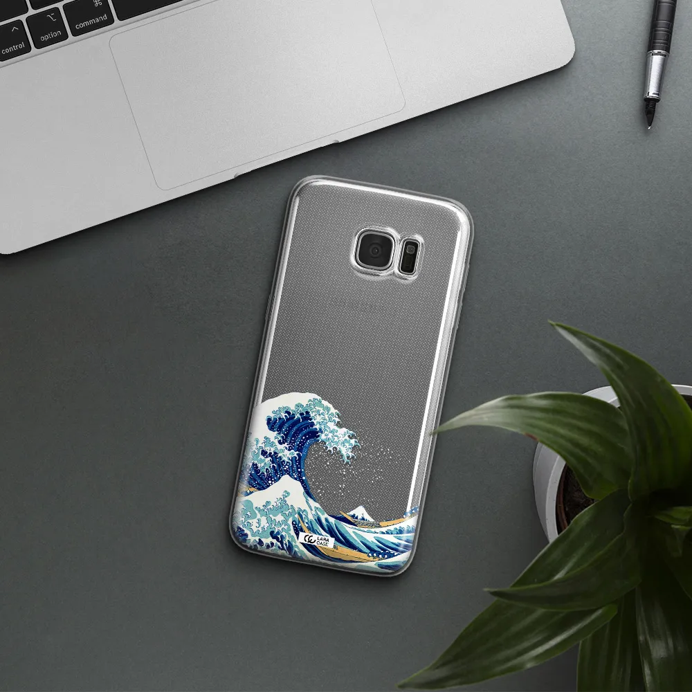 Great Wave Samsung S7 Edge Clear TPU Case